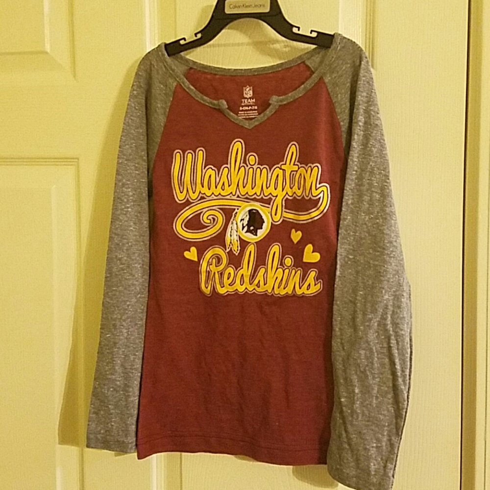 Girls NFL Washington Redskins Long Sleeve Shirt